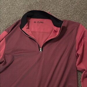 G MAC Golfers Men's Pink and Black Lightweight Jacket